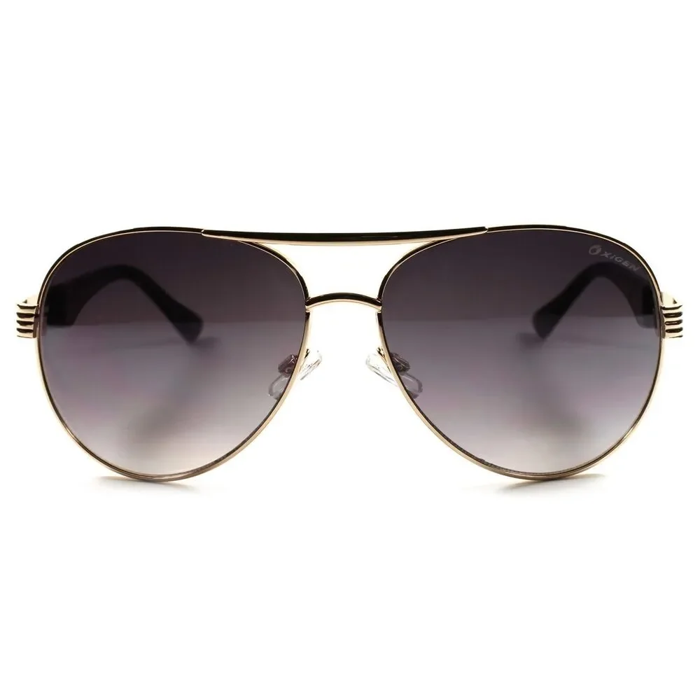 Trendy Vintage Retro Cool Mens Womens Air Force Style Gold Frame Sunglasses D65